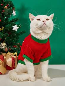 PETSIN Christmas Pet Sweatshirt, Small Dog Cat Clothes For Teddy Poodle Bichon Pomeranian Schnauzer Puppy - Multicolor - View 10