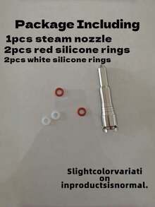 1pc Stainless Steel Coffee Steam Wand With 4 Silicone Rings For EC680 EC685 ECP3631 ECP35 31 ECP310 ECP3 21 Jura IMPRESSA F50 Espresso Machine Replacement Part - Silver - View 11