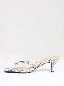 MUSERA Heeled Kitten Sandal Cute Fun Girly For Summer For - Multicolor - View 4