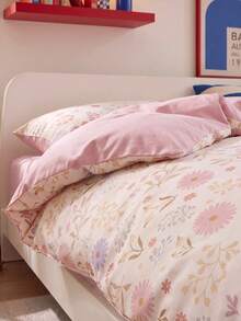 SHEIN 2/3 Piece, Quilt Cover Bedding Set, Pastoral Light Retro Style, Warm Room Decoration, Skin-Friendly And Breathable, Super Soft And Anti-Pilling, Quilt Cover + Pillowcase, No Quilt Core, Universal In All Seasons, Machine Washable - Multicolor - View 10