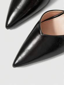 Sleekvia Elegant, Simple And Generous, Fashionable And Versatile, Casual Workplace Commuter Women's High-Heeled Shoes - Black - View 4
