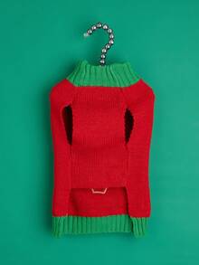 PETSIN Christmas Tree Dog Sweater Warm Knit Pet Clothes Xmas Holiday Puppy Outfit For Small Medium Dogs - Multicolor - View 9