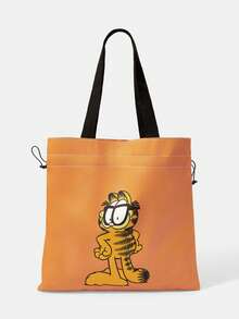 GARFIELD | SHEIN 女款卡通印花圖案便利手提包 - 貓-2 - 查看 1