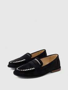 Sleekvia Women's Flat Shoes - Black - View 1