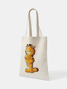 GARFIELD | SHEIN حقيبة يد نسائية بنمط كرتوني لطيف وعملية - كات-4 - مشاهدة 3
