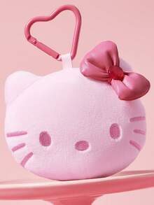 HELLO KITTY AND FRIENDS | SHEIN 1個可愛卡通貓吊飾，粉色PU材質，優雅時尚，可掛在包包和鑰匙上 - 粉色 - 查看 6