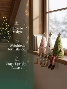 1PC Cute Christmas Tree Plush Ornament Pendant Family Party Decor Star Shaped Hanging Decor For Holiday Party Home Room Winter Christmas Gift For Adults - Multicolor - View 8