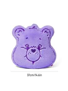 SHEIN X Care Bears 1/3件可愛卡通造型裝飾抱枕，可用於沙發、汽車 - 紫色 - 查看 4