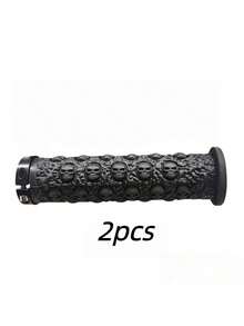 2/4/6 Pcs Skull Embossed Motorcycle Handlebar Grips, Non‑Slip Rubber Lock‑On Hand Grips, Comfortable Handle Bar Covers For Motorcycle Dirt Bike ATV - Multicolor - View 10