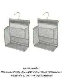 Vigour Summer Breathable Mesh Hanging Storage Bag With Hook - Foldable Storage Basket, Suitable For Bathroom, Dorm, Gym, Travel Accessories, Space-Saving Hanging Storage Bag, Suitable For Bathroom, Bedroom, Rv Bathroom, Kitchen, Home Storage And - Multicolor - View 18