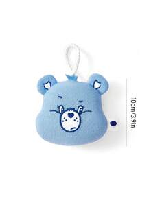 SHEIN X Care Bears 可愛卡通海綿洗澡巾附掛繩 - 藍色 - 查看 3