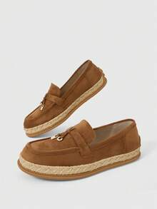 Sleekvia Fashion Commuter Loafers - Brown - View 3