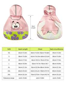 SpongeBob SquarePants | PETSIN Jas Hujan Resmi untuk Hewan Peliharaan, Untuk Anjing Kecil, Sedang, dan Besar, Tersedia Dua Model ( & ), Tahan Air dan Bernapas, Menutupi Seluruh Tubuh, Pas dan Nyaman, Perlengkapan Wajib untuk Hari Hujan bagi Hewan Peliharaan Aktif - MultiWarna - View 5