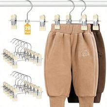 20/10/5-Piece Baby Pants Clip Hanger, Anti Slip Children's Wardrobe Rack, Suitable For Pants, Skirts, Clothing, Suitable For Daycare Storage - Multicolor - View 10