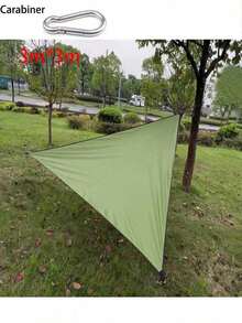 1pc Foldable Waterproof Triangle Sun Shade Sail, Suitable For Outdoor Activities, Backyard Canopy, Camping Tent, Etc. Sun Shade Fabric, Sun Sail, Triangular Waterproof Sun Shade Sail, Applicable For Yard, Patio, Deck, Gazebo, And Other Outdoor - Multicolor - View 17