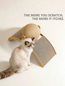 12Pcs New Ferris Wheel Cat Toy Set, Sisal Ball & Corrugated Cardboard Double Scratching Toy, Anti‑Scratch Furniture Protector, Wear‑Resistant No‑Shed Cat Play Toy For Indoor Cats Entertainment - Multicolor - View 10