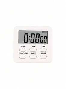 Teckwe 1pc Kitchen Timer Large LCD Display, Hours Count Down/Increment Function, Hour/Minute/Second Adjustment, One-Button Start/Stop, Clear Reset Button, Mode Switch Button, Back-To-School Essential - Multicolor - View 11