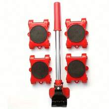 1 Set Furniture Moving Slider Kit, Heavy‑Duty Furniture Lifter With 4 Roller Pads, 360‑Degree Swivel Mover For Sofas, Cabinets, Refrigerators & Home Appliances, Floor Protection, Easy Single‑Person Moving Tool - multicolor - View 9