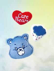 SHEIN X Care Bears 3Pcs Cute Cartoon-Shaped Refrigerator Sticker, The Back Contains Magnets, Which Can Be Attached To The Refrigerator And Various Metals - Love Bear - View 4