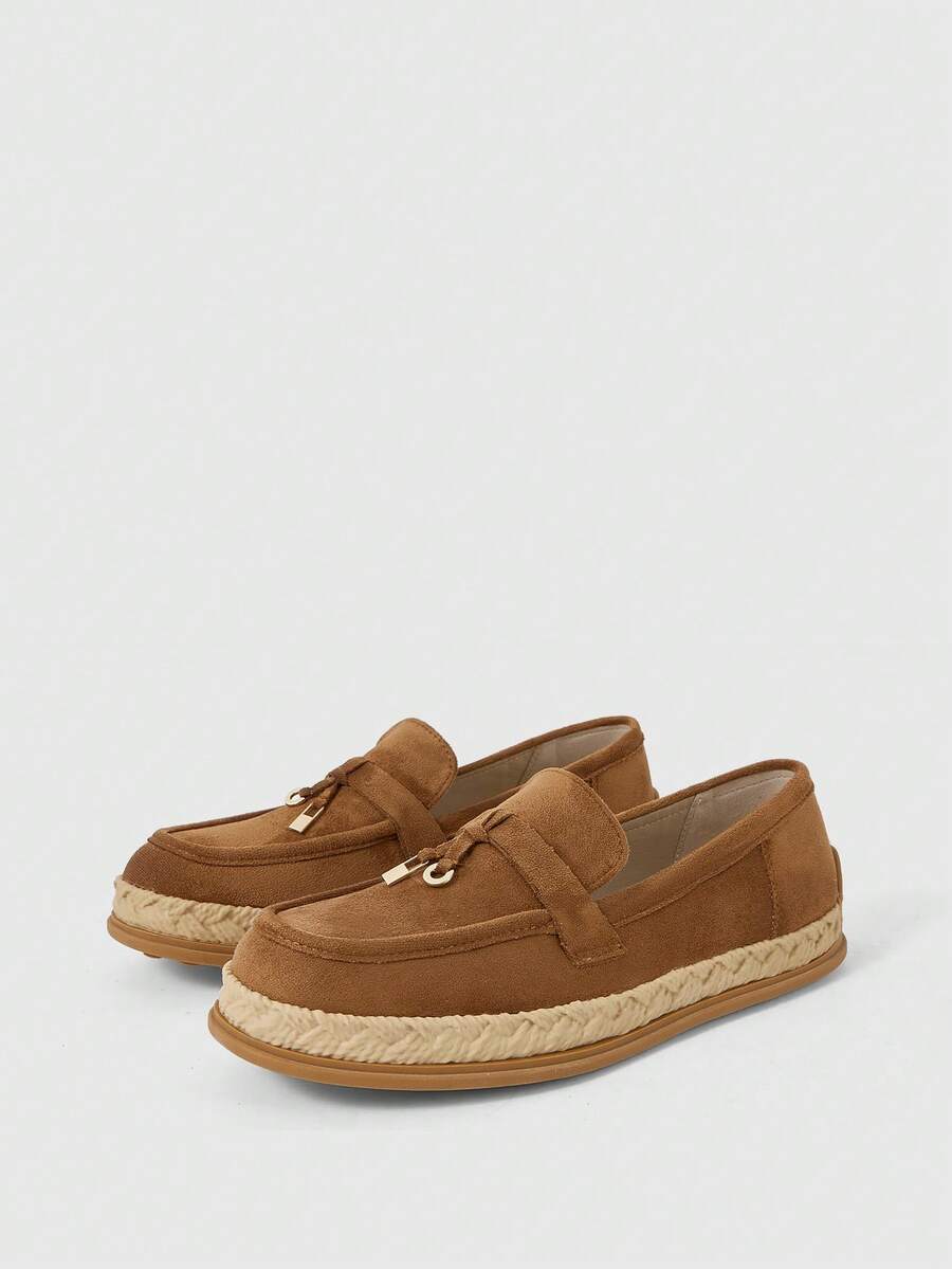 Sleekvia Fashion Commuter Loafers - Brown - View 1