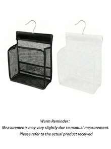 Vigour Summer Breathable Mesh Hanging Storage Bag With Hook - Foldable Storage Basket, Suitable For Bathroom, Dorm, Gym, Travel Accessories, Space-Saving Hanging Storage Bag, Suitable For Bathroom, Bedroom, Rv Bathroom, Kitchen, Home Storage And - Multicolor - View 17