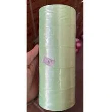 1 捲聚酯緞面絲帶－禮品盒、糖果盒、蛋糕盒、鮮花裝飾絲帶（機器染色，色差輕微） - 淺綠 - 查看 9