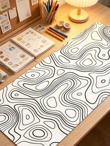 Extra‑Large Mouse Pad, Contour‑Texture Desk Mat, Large‑Size Stain‑Resistant Computer Desk Pad, Mouse Mat - View 5