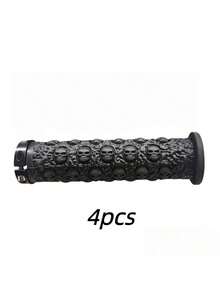 2/4/6 Pcs Skull Embossed Motorcycle Handlebar Grips, Non‑Slip Rubber Lock‑On Hand Grips, Comfortable Handle Bar Covers For Motorcycle Dirt Bike ATV - Multicolor - View 9