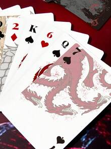 Game of Thrones X SHEIN بطاقة لعب - متعدد الألوان - مشاهدة 4