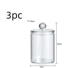 1pc Large Capacity Plastic Cotton Swab Storage Box Lightweight Durable Easy Clean Space Saving Desktop Cosmetic Organizer Solid Color Storage Container For Vanity Table Bathroom Counter Bedroom Desk Home Organization Cosmetic Accessory Storage - View 13