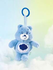SHEIN X Care Bears 1個可愛毛絨吊飾，精緻刺繡，可愛造型，可掛在包包和鑰匙上 - 藍色 - 查看 4