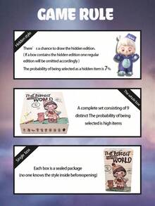POKOJA LAND Blind Box(Non-Plush FillingMystery Box/Blind Box/Surprise Box/Random Box - Tide play blind box - View 5