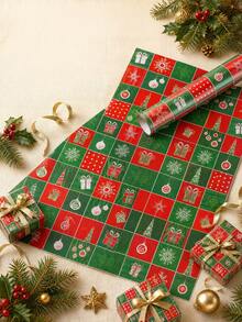 Christmas Print Gift Wrapping Paper - H - View 6