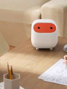 Mini Desk Trash Can With Press-Open Lid, Small Office Tabletop Waste Basket, 2-Layer Portable Garbage Bin For Home, Car, Dorm - Multicolor - View 5