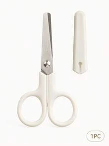 1/3/5 Pcs Mini White Scissors, Portable Stainless Steel Paper Cutter, Handmade Stationery, Gift For Office Or Study, Tool - Simple hand cut - View 7