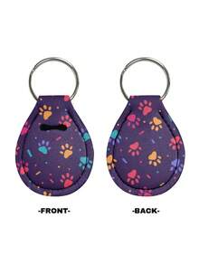 1PC Cute Round Shape Keychain Smooth Lightweight Durable Anti Rust Hook Clip For Backpack Keys Wallet Purse Handbag Charm Accessory For Women Men Daily Use Travel Birthday Christmas Gift - Multicolor - View 5