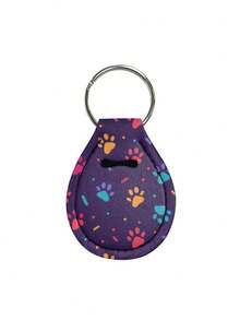 1PC Cute Round Shape Keychain Smooth Lightweight Durable Anti Rust Hook Clip For Backpack Keys Wallet Purse Handbag Charm Accessory For Women Men Daily Use Travel Birthday Christmas Gift - Multicolor - View 4
