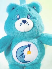 SHEIN X Care Bears 1Pc Cute Plush Pendant, Exquisite Embroidery, Cute Shape, Can Be Hung On Bags And Keys - lake blue - View 3