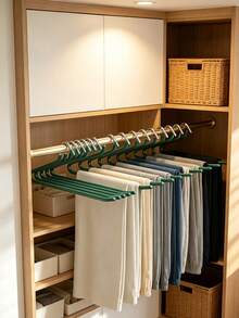 Goose Shaped Pants Rack, No Trace, Anti Slip, Household Pull-Out Pants Hanging, Stainless Steel Thick Wardrobe Shaped Hanging, Pants Storage. - Multicolor - View 5
