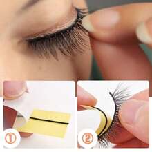 Glueless Fake Eyelashes Self-Adhesive Strip, No Glue Needed, Waterproof, Reusable & Long-Lasting Adhesive, Lash Extension Tools, Self-Adhesive Lash Strips, Lash Adhesive Alternative - Multicolor - View 3