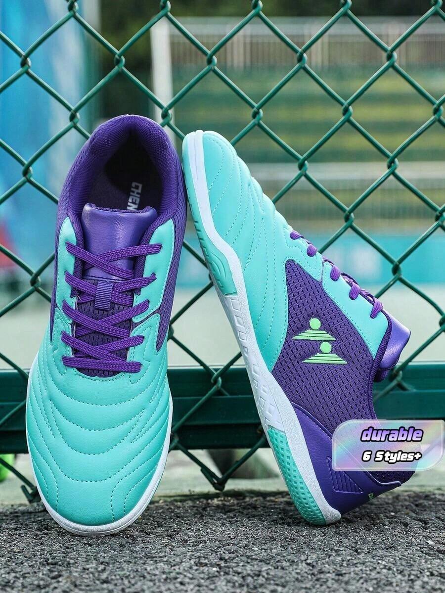 Unisex Football Shoes, Fashionable, Comfortable, Non-Slip, Wear-Resistant, Soft Sole, Versatile Outdoor Sports Shoes - Moonlight - View 1