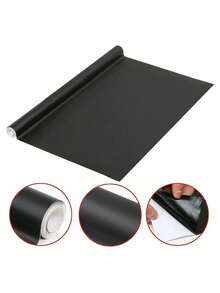 1pc Transform Your Room With Removable & Waterproof Chalkboard Wall Stickers! Back To School - Black - View 2