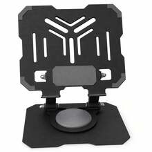 Teckwe 360° Rotating All-Metal Tablet Stand, Foldable Multi-Angle Desktop Holder For IPad, Tablets And Phones, Suitable For Office, Study, Live Streaming And Video Watching - View 7