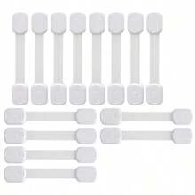 6-15pcs White Lock, Cabinet Door Lock, Drawer Lock, Cabinet Fixed Lock - Multicolor - View 15