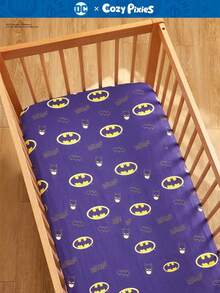 BATMAN X Cozy Pixies 1 Cartoon Printed Baby Mattress, Soft And Breathable, Machine Washable. Fully Enclosed High Elastic Elastic Band, Not Easy To Shift And Slip, Printed - Batman - View 1