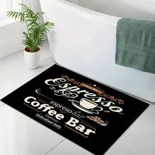 1pc Home Decor, Coffee Machine Water Absorption Mat, Counter Tableware Drying Pad, Diatomite Kitchen Dining Mat, Coffee Print Dish Drying Mat, Washable Anti-Slip Drainage Mat, Suitable For Kitchen Character Bar - Multicolor - View 14