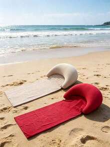 1/2 Pieces Beach Mat With Inflatable Pillow, Sand-Proof Outdoor Mat, Ideal For Camping, Picnics, And Solo Sleeping Mat, Foldable And Portable Waterproof Mat, Sunbathing Mat - Beach Mat - View 15