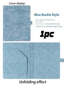Multi‑Color Embossed A4 Portfolio Folder Multi‑Functional Clip Board Document Holder For Business Office Multi‑Scenario Use - multicolor - View 13
