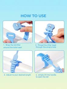 SHEIN X Care Bears Pegangan Dudukan Toilet - care bear - View 2