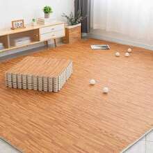 10 Pcs/Pack, 11.8 Inch, 1cm Thick High-Strength Interlocking Floor Mats, Wood Grain Pattern, Suitable For Living Room, Kitchen, Bedroom, Anti-Collision/Anti-Fall/Moisture-Proof, Puzzle Foam Flooring, Also Suitable For School, Gym, Yoga - Wood Grain Flooring - View 6